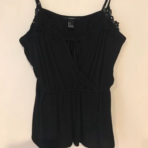 Forever 21 black blouse